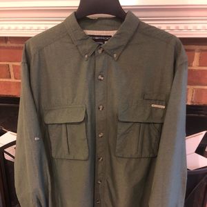 Men’s XXL ExOfficio Air Strip Long Sleeved shirt.
